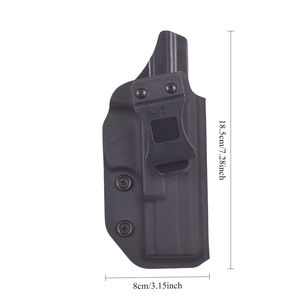 ซองปืนพกพาแบบซ่อน LAMBUL Tactical <span class=keywords><strong>Kydex</strong></span> IWB พร้อมคลิปหนีบสำหรับ TH9 สำหรับการล่าสัตว์กลางแจ้งและการพกพาแบบคาดเอว - Product Image 2