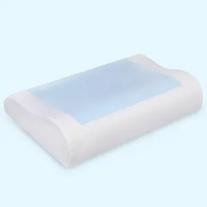 Almohada de refrigeración cervical para cama, gel de espuma viscoelástica