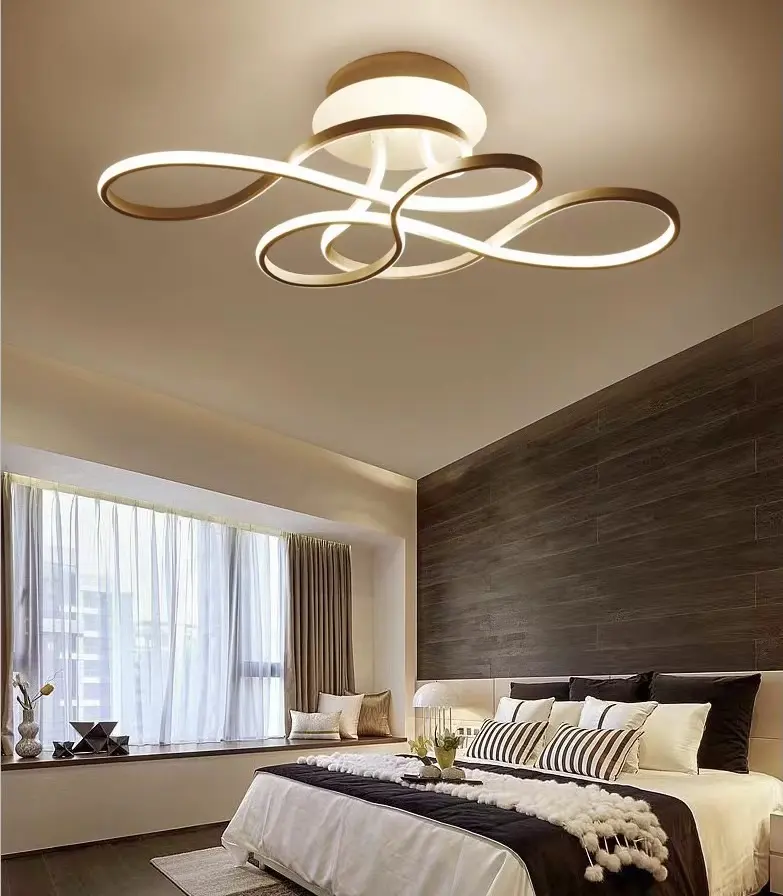 Moderne und einfache LED Wohnzimmer Decken leuchte Kreative Intelligente Dimmen Schlafzimmer Licht Studie Ess lampen