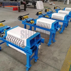 Lage Prijs Beweegbare Handmatige Hydraulische Kamerfilterpersmachine Voor Slurry Ontwatering - Product Image 3