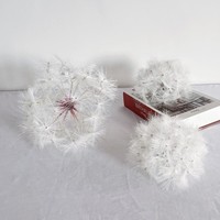 Grand bouquet de fleurs artificielles de pissenlit, tiges florales de pissenlit artificiel pour la décoration de vases à la maison, accessoires de photographie de mariage et de vitrine