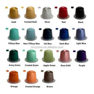 แคปซูลกาแฟอะลูมิเนียมและยางฟอยล์แบบใช้แล้วทิ้ง และแคปซูลกาแฟเนสเพรสโซพร้อมฝาปิด ปรับแต่งได้สำหรับใช้ในธุรกิจ - Product Image 1