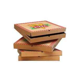 NUOVO 2025 Scatola per Pizza Personalizzata Riutilizzabile 33 35 CM 7/9/12 Pollici in Cartone Ondulato per Consegna Pizza con il Tuo Logo - Product Image 3