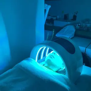 2024 Uso Doméstico Equipamentos de Beleza Profissional 7 Cores Photon Led Light Máscara Facial Terapia de Tratamento para rosto corporal