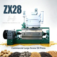 Presse à huile verticale intégrée ZX-28 pour usage commercial, idéale pour le traitement de grandes quantités de graines oléagineuses