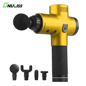 Pistol pijat elektrik, pemanas listrik Sentuh 20 kecepatan jaringan dalam getaran perkusi otot - Product Image 3