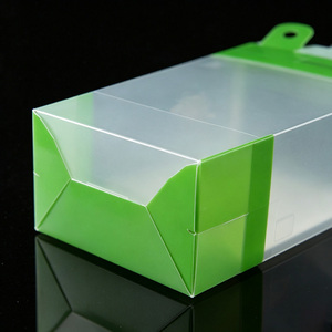 Boîte d'emballage pliable personnalisée en PVC, matériaux plastiques recyclés transparents en PET/PVC pour l'emballage d'étuis de téléphone et de batteries externes - Product Image 5