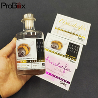 Bouteille d'emballage de luxe étanche avec logo en rouleau personnalisé Étiquettes en feuille d'or en relief Impression d'autocollants biodégradables pour cosmétique alimentaire