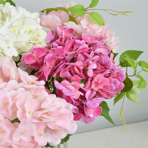 Nueva llegada de alta calidad látex blanco naranja amarillo hortensias <span class=keywords><strong>Hortensia</strong></span> artificial - Product Image 2