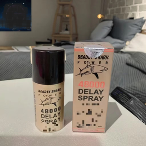 Spray Retardante Masculino Shark <span class=keywords><strong>Power</strong></span> Extra Forte 48000/25000/14000 45ml Produto Sexual Líquido - Product Image 5