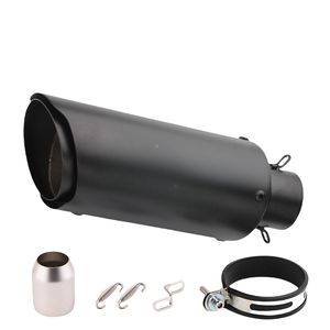 Sistema de Escape Completo para Motocicleta, Silenciador de Escape de Doble Capa con Tubo Redondo de 51 mm, Modificado para Motocicleta - Product Image 6