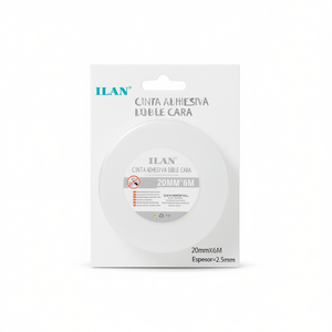 Ruban adhésif double face Ilan 20mmx6m épaisseur 2,5mm pour usage électrique - Product Image 2