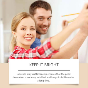 Pendientes de Perlas con Diseño de Espiral, de una Sola Pieza, para Mujer, con Estilo Versátil, Tipo Clip - Product Image 4