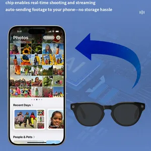 Smart <b>Glasses</b> <b>Camera</b> <b>Glasses</b> BT Call Music Touch Sunglasses Voice Assistant Video Recording WIFI AI <b>Glasses</b> Translator - Product Image 3
