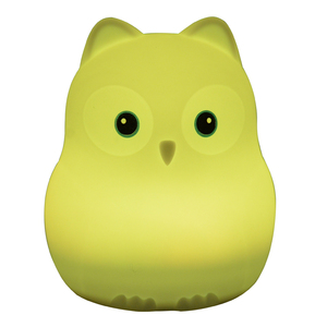 <span class=keywords><strong>Veilleuse</strong></span> pour bébé oiseau en silicone souple couleur RVB USB rechargeable PBA contrôle tactile gratuit télécommande en option pour les enfants - Product Image 4