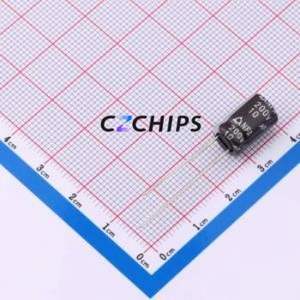 NFA200VB10M8*11.5_LO Through-Hole <b>Aluminum</b> <b>Electrolytic</b> <b>Capacitor</b> Through hole,D8xL11.5mm 10uF 20% 200V 75mA-120Hz - Product Image 1