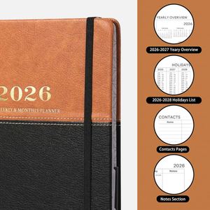 Simplified English A5 <b>Spiral</b> <b>Bound</b> Planner <b>Notebook</b> Gold Foil Logo Custom Design 80 Sheets Eco-Friendly Paper Cover CMYK Printed - Product Image 4
