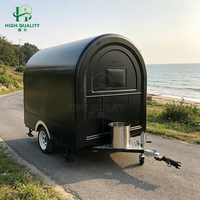 Remorque alimentaire mobile vintage de haute qualité avec aménagement de cuisine intérieure personnalisé