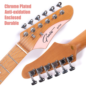 Wholesale <b>Classic</b> Mahogany <b>Guitar</b> with Roasted Maple Neck 6 <b>Strings</b> High Quality for Student & Professional Use - Product Image 6