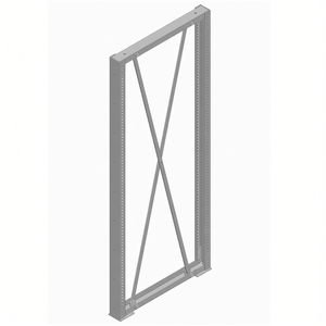Support latéral Fami 0900X3010 H RAL7000 Structure de support en acier - Product Image 3