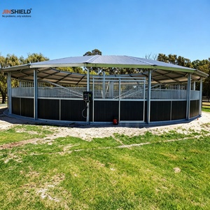 Sistema di camminata libera a 8 pannelli in rete per cavalli, ideale per grandi strutture di addestramento - Product Image 2