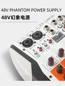 <span class=keywords><strong>Hiz</strong></span> Live Band Performance Mixer a due canali MU6/MU4 Audio scheda Audio e Mixer - Product Image 5