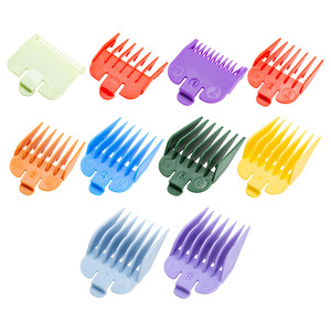 Ensemble de tondeuses à cheveux électriques, 10 pièces, avec peignes, pour usage domestique, boîtier en plastique - Product Image 5
