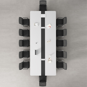 Nội thất văn phòng bàn đặt phòng hội nghị bàn Bàn Bàn họp Bàn hội nghị hiện đại - Product Image 4