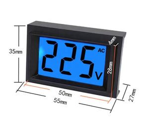 Voltmètre numérique LCD haute précision AC 80-500V, ampèremètre, testeur de courant, nouveau - Product Image 2