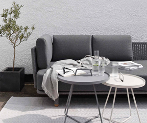 للبيع بالجملة فناء فاخر بتصميم حديث للأماكن الخارجية وسادة ناعمة مقاومة للماء مصنوعة يدويًا من مادة خشب الساج بحبل منسوج يدويًا - Product Image 3