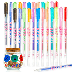 Nieuwe Diy Tekening Graffiti 3d Jelly Pen Custom Schrijven Glanzende Stereoscopische Pen Voor Keramische Plastic Glas Versieren Kaarten Tags - Product Image 3