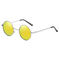 Nouveauté, lunettes de soleil tendance, monture ronde, design de marque, prix d'usine, lunettes de soleil polarisées miroir, verres UV400