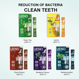 UENO - Enjuague Bucal en Barra Sin Alcohol, 12 ml * 20 Unidades, Tiras Desechables para Limpieza Bucal, Práctico Tamaño de Bolsillo - Product Image 6
