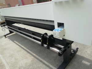 2024 Tecjet <span class=keywords><strong>10</strong></span> Chân Máy In Phun Lớn Định Dạng Ảnh Sinh Thái Dung Môi Máy In Kỹ Thuật Số Vải Biểu Ngữ Sticker Tường Flex Máy In - Product Image 4