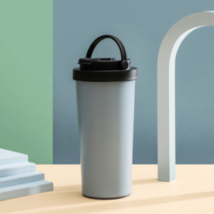 <span class=keywords><strong>Mug</strong></span> isotherme en acier inoxydable avec base antidérapante, garde l'eau chaude et froide - Product Image 1