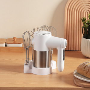 Netmeco Handheld Egg Beater 150W Cordless Rechargeable For Baking Cream And Egg Whites - Product Image 4