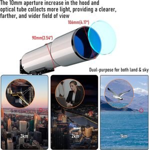 Telescopio astronomico pieghevole da 50080mm adatto per lo sguardo di <span class=keywords><strong>stelle</strong></span> all'aperto per studenti <span class=keywords><strong>e</strong></span> per osservare la luna - Product Image 2