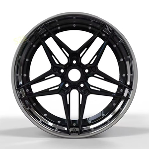 Nuevas Llantas de Aleación de Aluminio Forjado de 2 Piezas, Diseño Cóncavo, Acabado Plateado, 5x112/114.3/120, 18-22 Pulgadas, para Autos de Pasajeros - Product Image 1