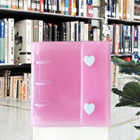 A8 dompet Binder uang Mini grosir tempat File buku catatan jurnal daun longgar perencana Binder anggaran 3 cincin Binder Pvc Mini