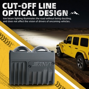 Projecteurs LED S200 haute puissance avec ventilateur pour voiture, feux de calandre, feux de travail antibrouillard, feux auxiliaires externes pour véhicules tout-terrain, SUV, camions - Product Image 3