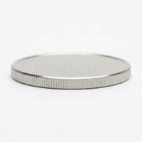 Pièce de monnaie en aluminium brut de 1 oz, surface brossée, gravable, réversible, pour studios de gravure laser, Direct Source