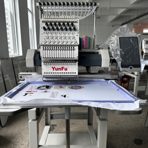 Máquina de Bordar Comercial de Alta Velocidad, 1 Cabezal, Computarizada, Plana, Nueva, para Uso Doméstico, con Servomotor, Fácil de Usar - Product Image 1