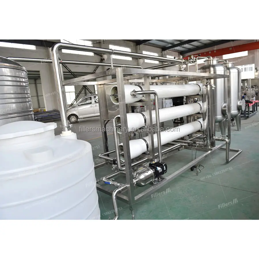 Mesin perawatan komersial industri pemurni air RO sistem kompak kualitas tinggi diskon besar