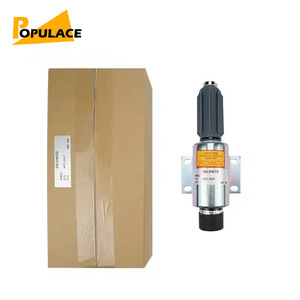 Válvula Solenoide Populace 437-2617 24VDC para Corte de Combustible y Control de Apagado de Motor de Generador - Product Image 4