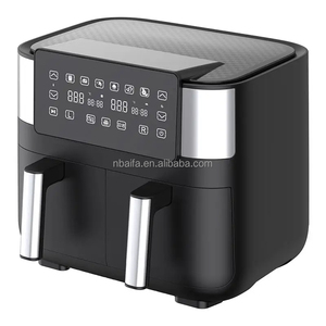 Оптовая продажа, двойная воздушная фритюрница с двойной корзиной - Product Image 4