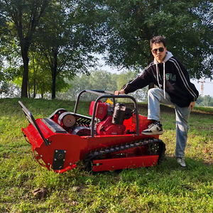 800mm 1000mm 1200mm Telescopic/gấp xử lý diesel-powered DIY cỏ cắt Robot Crawler Điều khiển từ xa máy cắt cỏ - Product Image 1