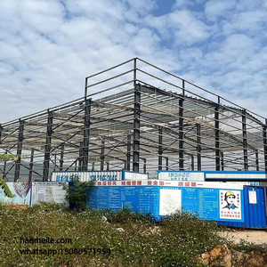 Atelier à structure en acier, projet d'ingénierie, structure en acier lourd, construction de compartiments sandwich, cadre de construction porteur, Afrique - Product Image 2