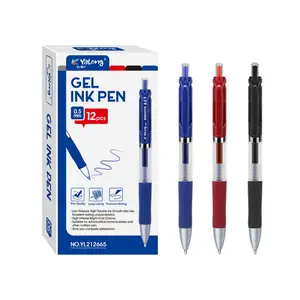 יאלונג סיטונאי 0.5mm כחול ג 'ל עט ניטראלי באיכות גבוהה עט עם Stylus עבור בית ספר ולמשרד מכתבים