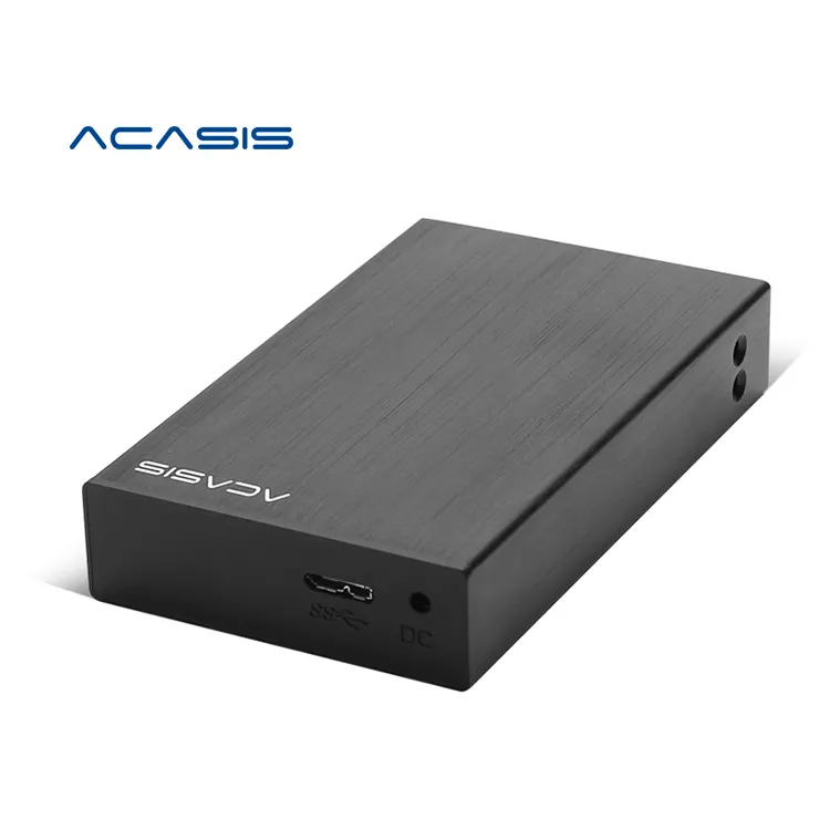 ACASIS Sata SSD harici Hdd muhafaza sabit Disk USB alüminyum tasarım 10gbps Usb3.0 2 plaka 2.5 inç tipi C stok SSD SATA3 CHN