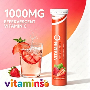 Suplementos OEM ODM Más Vendidos, Tabletas Efervescentes de Vitamina C 1000mg Sin Azúcar con Zinc - Product Image 2